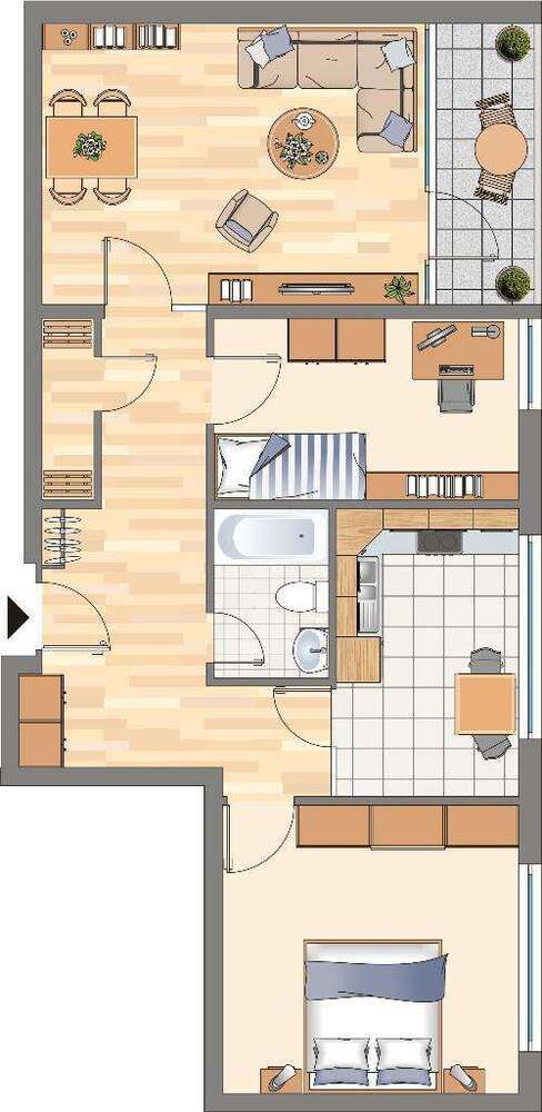Wohnung zum Mieten in Dortmund 676 € 78.97 m²