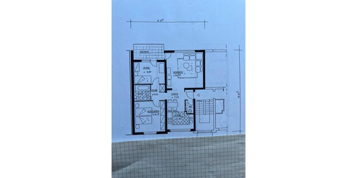 Etagenwohnung Dortmund Grevel - 3 Zimmer, 72 m&sup2;, 950&euro; | Angebot:25895242