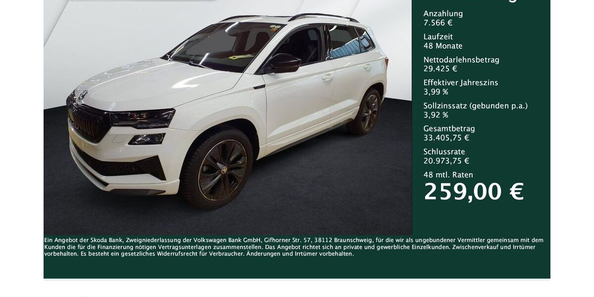 Skoda Karoq 21.954 km 36.991 &euro; Dortmund 44269