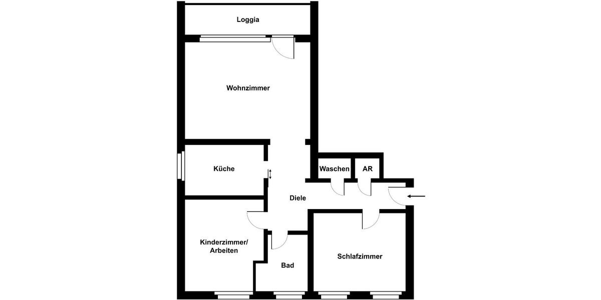 Etagenwohnung Waltrop - 3 Zimmer, 86 m&sup2;, 250.000&euro; | Angebot:26022939