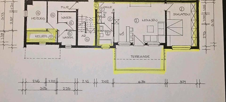Etagenwohnung Dortmund Gartenstadt - 2 Zimmer, 65 m&sup2;, 230.000&euro; | Angebot:24803507