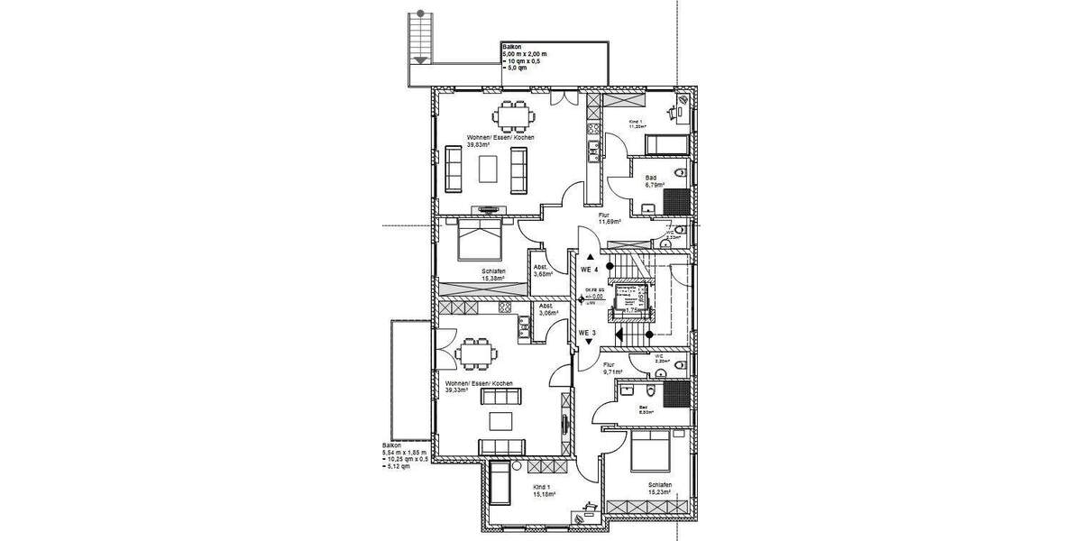 Etagenwohnung Holzwickede - 3 Zimmer, 98 m&sup2;, 372.000&euro; | Angebot:25695728