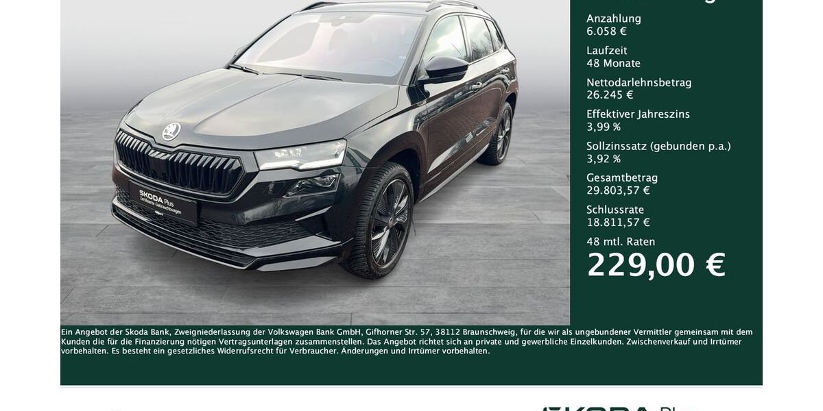 Skoda Karoq 18.929 km 31.831 &euro; Dortmund 44309