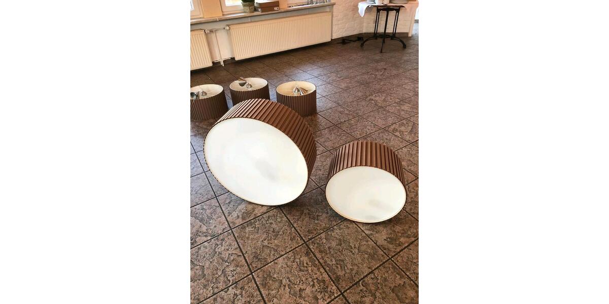 Bergenthal Lampen Schirmleuchten Set für CafeRestaurant zimmer