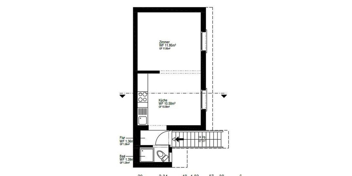 Loft - Studio - Atelier Bochum Bochum-Nord - 1 Zimmer, 25 m&sup2;, 320&euro; | Angebot:25831858