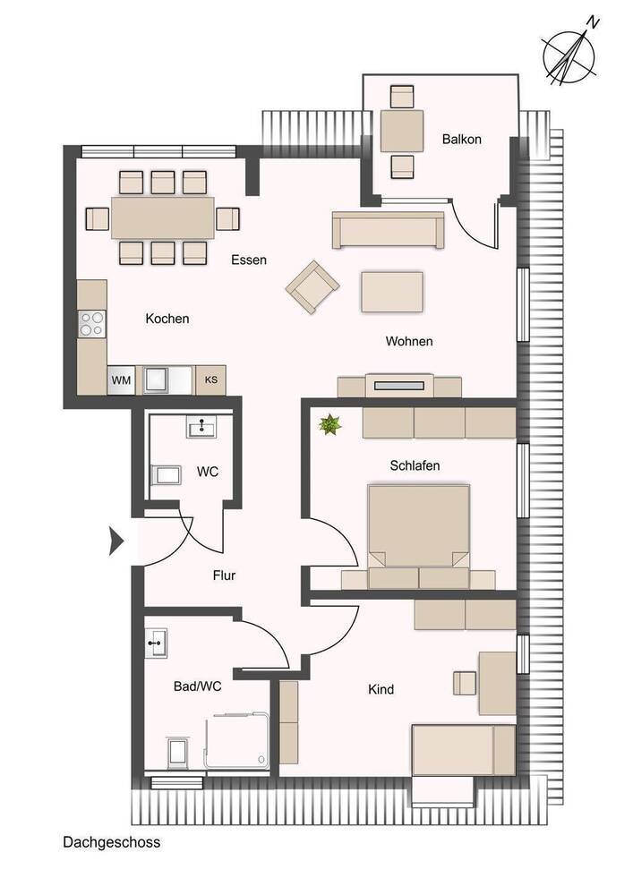 Wohnen mit Weitblick - NeubauWohnung mit Balkon